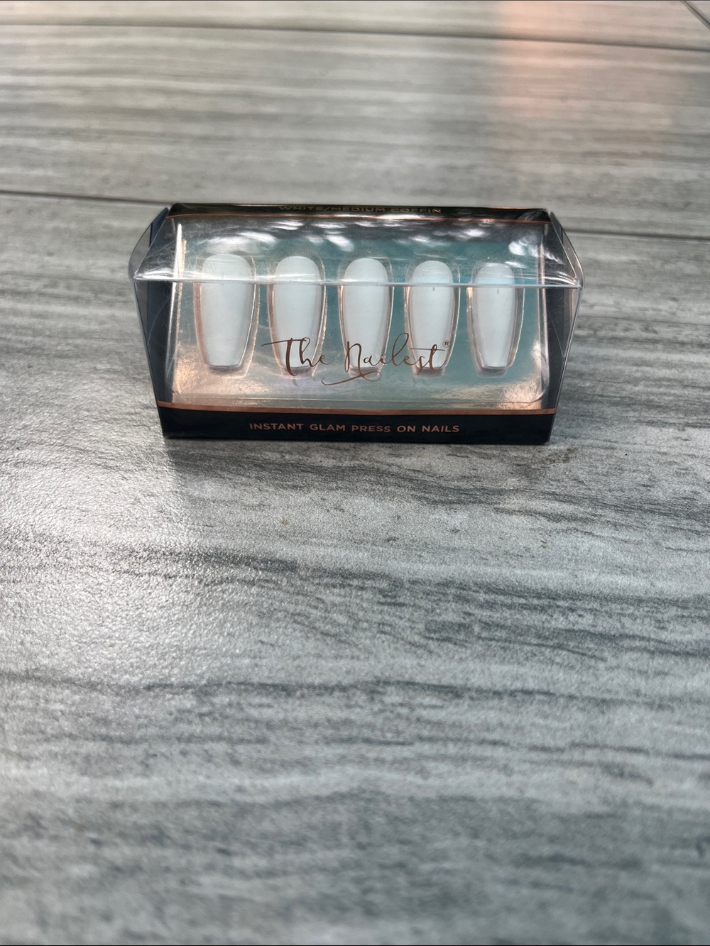The Nailest Instant Glam Press-On Nails — Classic White